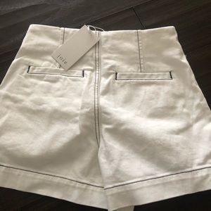 Joie white Shorts. Size0 NEW!
